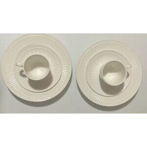 Lot of 2 Mikasa Italian Countryside ~ Cup & Saucer Set with two soup bowls DD900